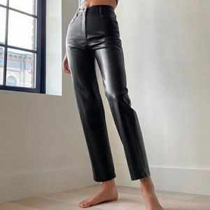 Aritzia Melina Vegan Leather Pants